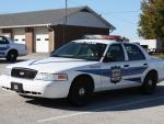 Fotografía de un coche de policía de Indiana.