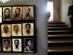 Fotografías de víctimas del genocidio de Ruanda, en el monumento conmemorativo en Kigali. EFE/Wolfgang Kumm