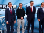 Pablo Casado, Pablo Iglesias, Pedro Sánchez y Albert Rivera