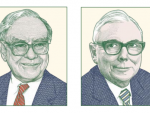 Sellos conmemorativos de Buffett y Munger.