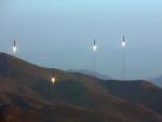 Misiles lanzados por Corea del Norte en marzo en una imagen difundida por el régimen. / EFE