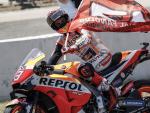 Marc Marquez tras ganar el Gran Premio de España de MotoGP en el circuito de Jerez-Ángel Nieto. EFE/Jose Manuel Vidal