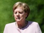 Merkel indispuesta en la recepción del presidente de Ucrania en Berlín