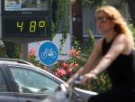 Termómetro en Sevilla que refleja las altas temperaturas durante la ola de calor