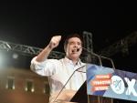 El primer ministro de Grecia, Alexis Tsipras, durante un acto previo al referéndum