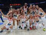 España volvió a hacer historia al reeditar la medalla de oro con un baloncesto directo y valiente. /ALBERTO NEVADO/FEB