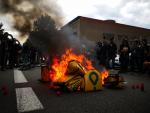 Protesta de 'riders' de Glovo en Barcelona. /Europa Press