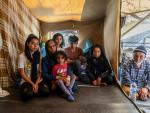 Una familia de refugiados sirios en Turquía