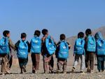 Imagen de archivo de niños yendo a la escuela en Afganistán. /Tolo News