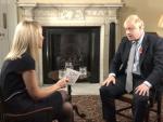 Un momento de la entrevista de Boris Johnson en Sky News. /L.I.