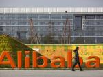 Exterior de la sede de Alibaba.