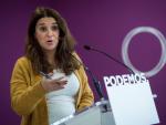 Noelia Vera de Podemos. / EFE