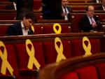 Miquel Iceta en el Parlament catalán