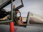 Visita de Margarita Robles a la Base Aérea de los Llanos y la Maestranza Aérea de Albacete (Foto: Mde.es)