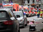 Escena del atropello masivo en Volkmarsen. /Europa Press
