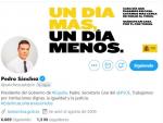 Captura del perfil de Pedro Sánchez en Twitter. /L.I.