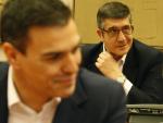 Pedro Sánchez anuncia un acuerdo con Ciudadanos para que Patxi López sea el presidente del Congreso