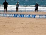 Las playas de Benidorm inician su reapertura