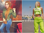 Las 'tiktokers' Mawda El-Adham y Haneen Hossam
