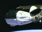 Nave Crew Dragon Endeavour tras atracar por primera vez a la Estación Espacial