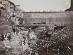Imagen del Canal de Isabel II y los prisioneros construyendo el Pontón de la Oliva