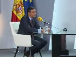 Pedro Sánchez entrevista en la cadena Ser