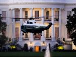El Marine One lleva a Trump de vuelta a la Casa Blanca tras su ingreso en el Walter Reed hospital