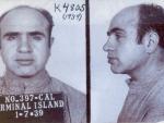 Ficha de prisión de Al Capone, poco antes de lograr la libertad por su enfermedad, en 1939