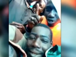 Fotografía del vídeo que unos migrantes se grabaron antes de morir en el mar.