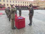 La última entrega de despachos en la Academia General Militar de Zaragoza se celebró a puerta cerrada