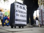 Agencias de viajes se concentran en Sevilla para reclamar ayudas