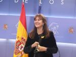 La candidata de Junts per Catalunya, Laura Borràs