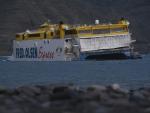 Ferry encalla en Gran Canaria