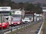 Colas en Tui y escaso tráfico entre España y Portugal con la frontera cerrada
