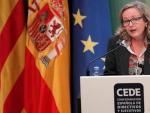 Nadia Calviño, en CEDE / EFE