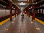 Un andén del metro de Nueva York, donde se han producido esta noche los apuñalamientos