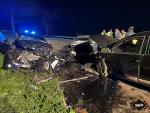 Tres coches se vieron involucrados en el grave accidente de Tineo (Asturias)
