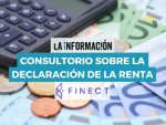Infografía sobre el consultorio de la declaración de la Renta de La Información y Finect.
