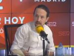 Pablo Iglesias abandona el debate de la Cadena Ser