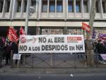 hotel NH Madrid protestas