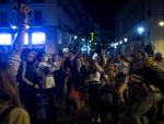 Primera noche sin estado de alarma con ambiente festivo en Madrid y Barcelona