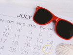 Calendario laboral de festivos en los meses de verano.