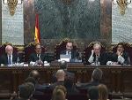 El exconseller de la Presidencia de la Generalitat de Catalunya, Jordi Turull, en la última jornada del juicio del 'procés'.
