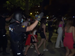 La Policía desaloja un macrobotellón en la Comunidad Valenciana.
