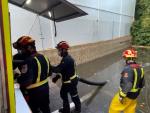 Las fuertes lluvias en Madrid provocan inundaciones y varios cortes de tráfico
