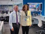 La presidenta de la Comunidad de Madrid, Isabel Díaz Ayuso, se reúne con CEO de Bloomberg, Michael Bloomberg.