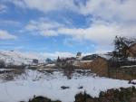 Nieve pueblo nevado Cantabria frío