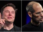 Elon Musk, el CEO de SpaceX y Steve Jobs, antiguo empresario de Apple