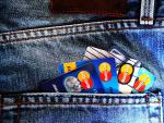 Fotografía de tarjetas de crédito y débito.