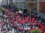 Manifestación Día del Trabajador en Madrid
